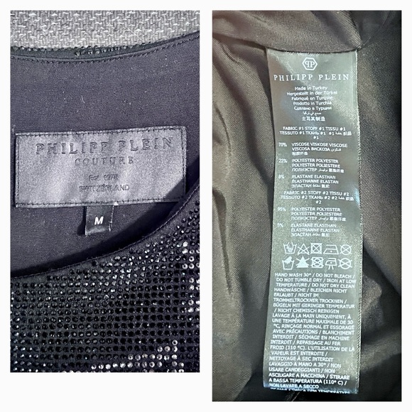 PHILIPP PLEIN SHORT FLOWER DRESS - Picture 6 of 9